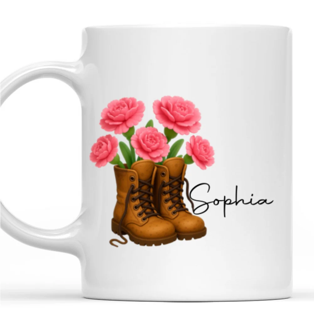 Friends Are Flowers That Never Fade 3 - Personalized Custom Coffee Mug - Image 10