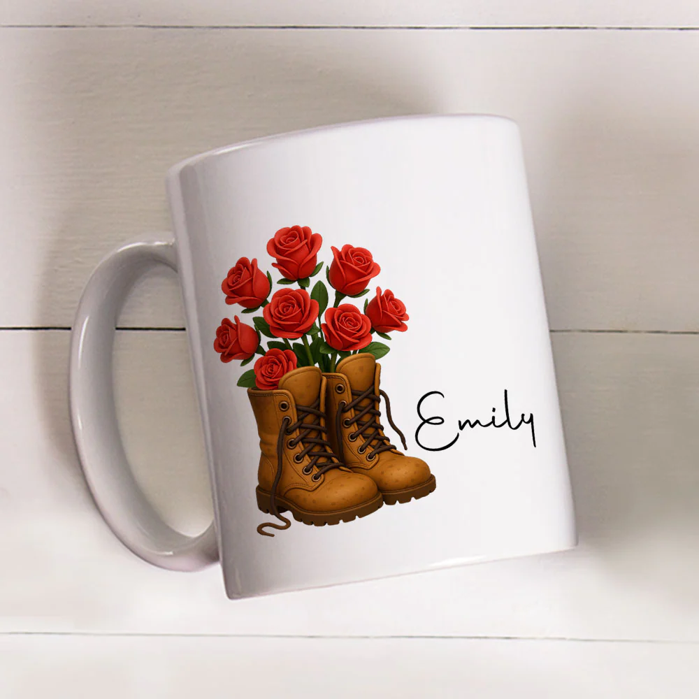 Friends Are Flowers That Never Fade 3 - Personalized Custom Coffee Mug - Image 4