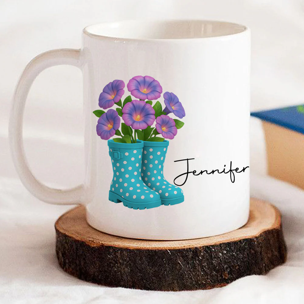 Friends Are Flowers That Never Fade 3 - Personalized Custom Coffee Mug - Image 6