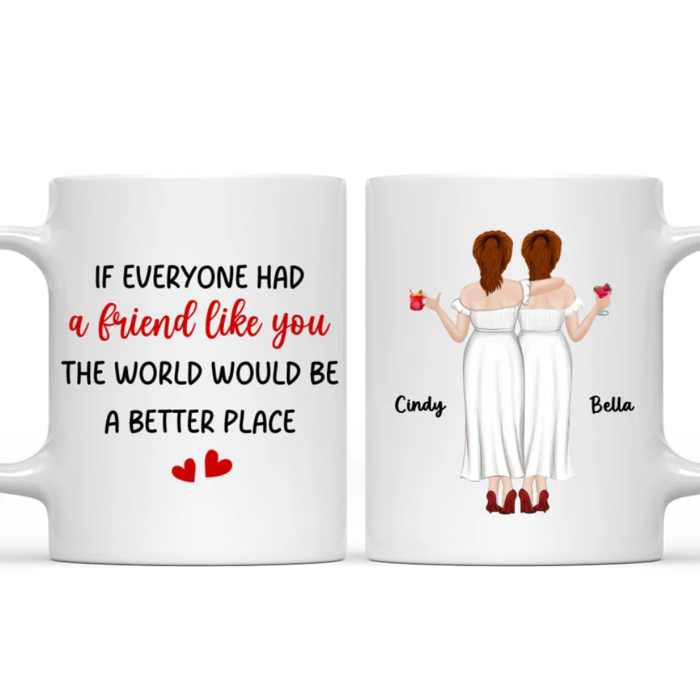 Friends Like You - Personalized Custom Coffee Mug - Image 7