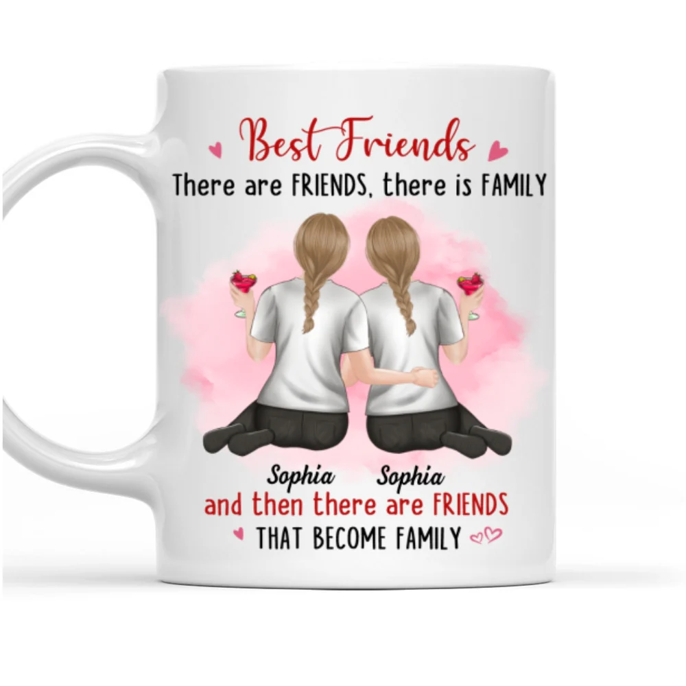 Friends That Become Family - Personalized Custom Coffee Mug - Image 7