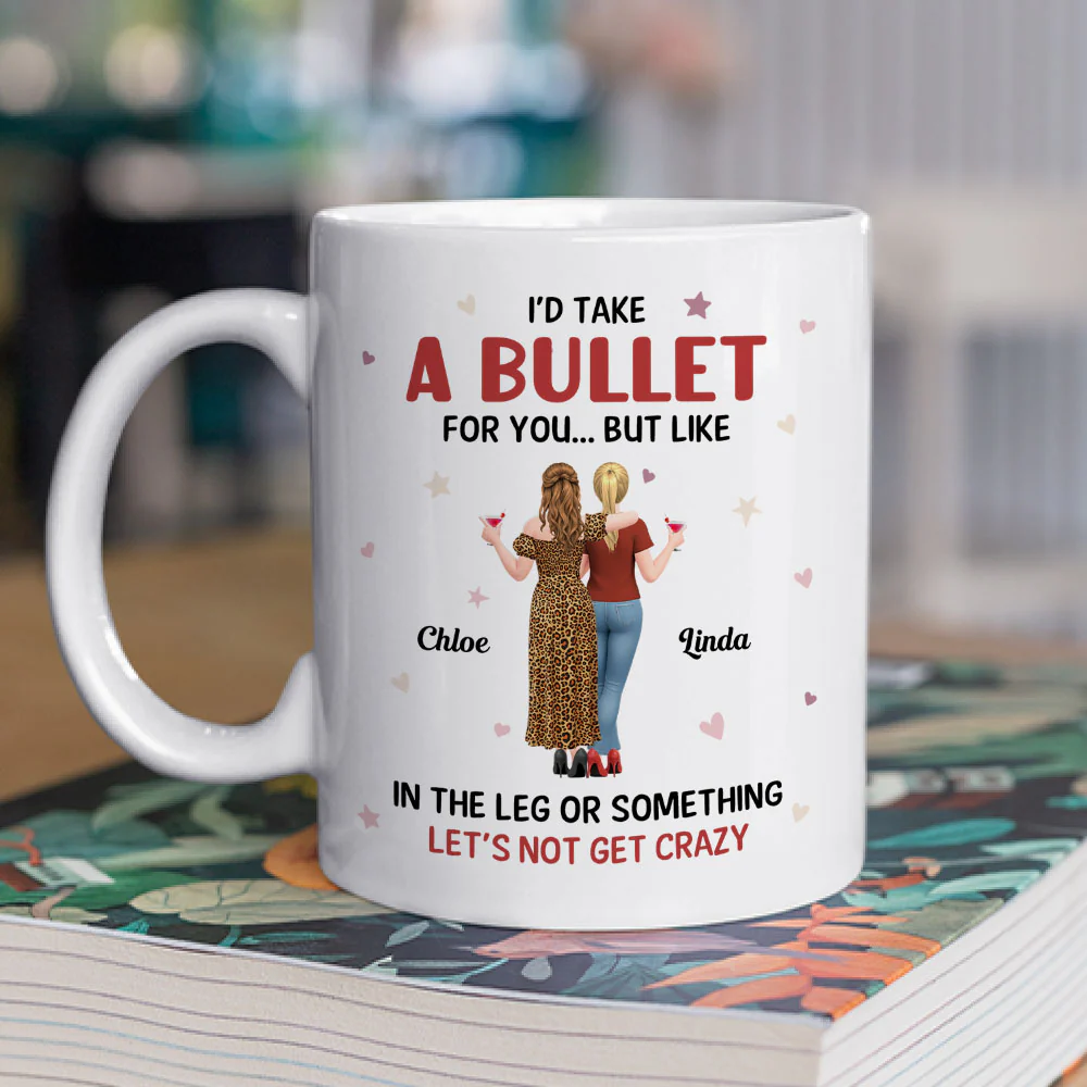 Friends Who Keep It Real - Personalized Custom Coffee Mug - Image 2