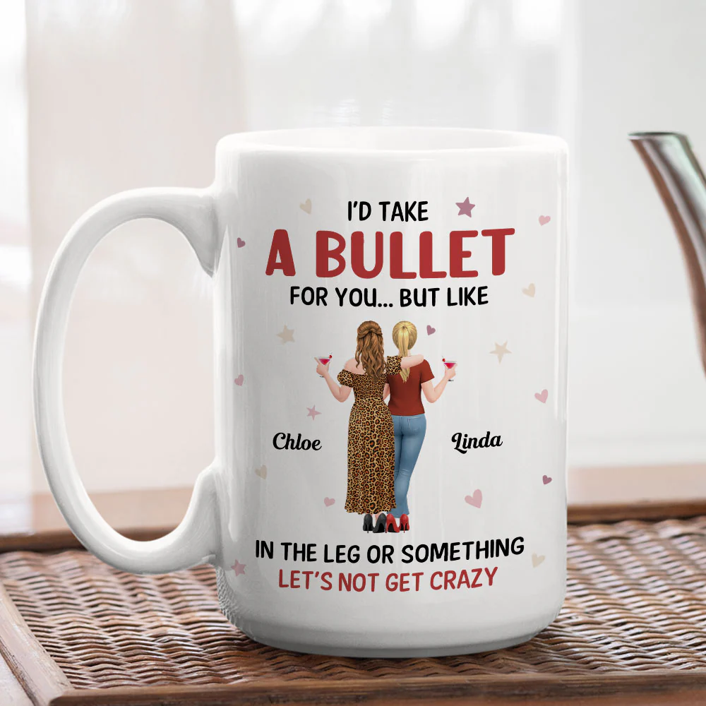 Friends Who Keep It Real - Personalized Custom Coffee Mug - Image 3