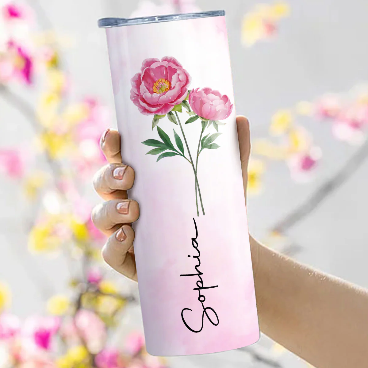 Friendship Is Beautiful - Personalized Custom Skinny Tumbler - Image 3
