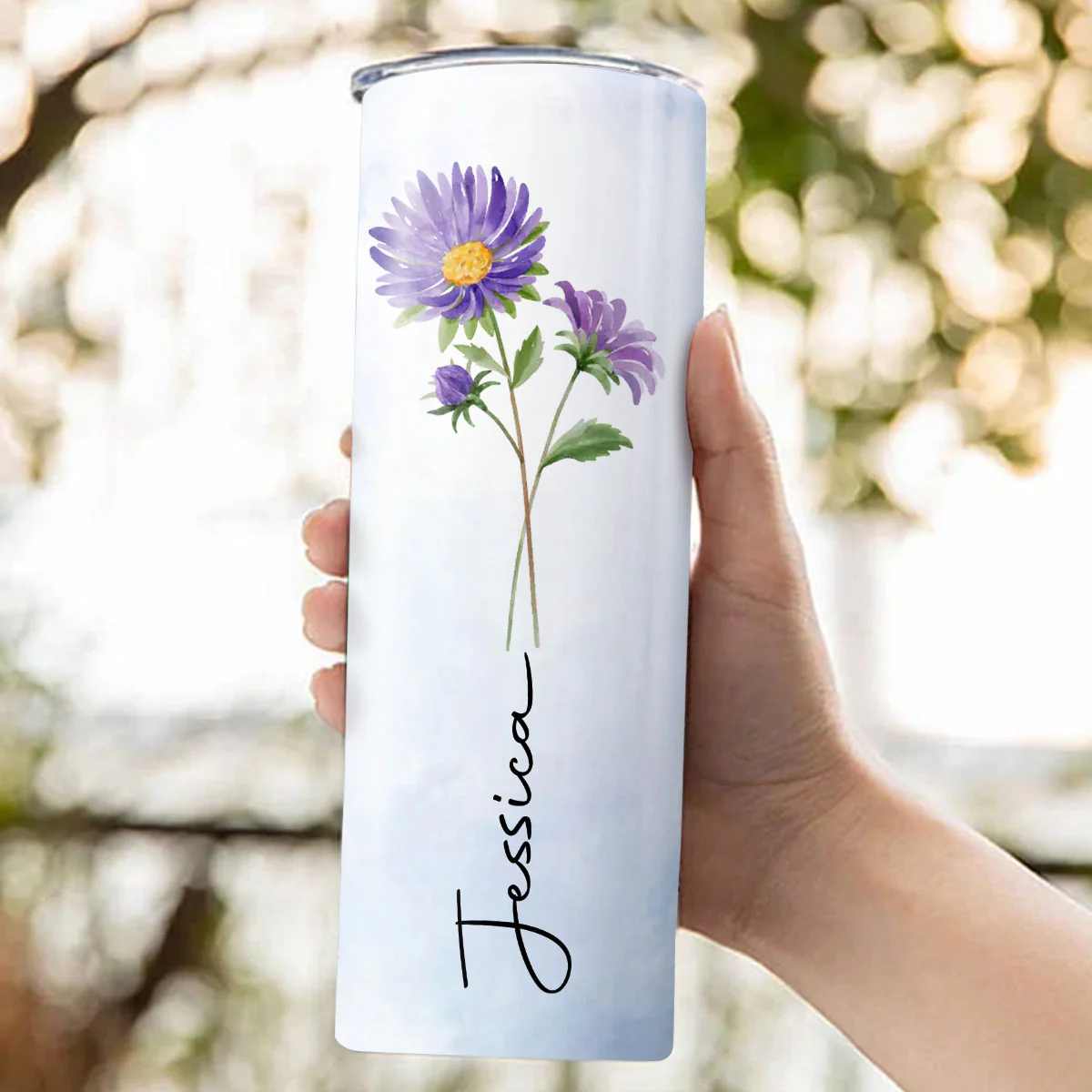 Friendship Is Beautiful - Personalized Custom Skinny Tumbler - Image 5