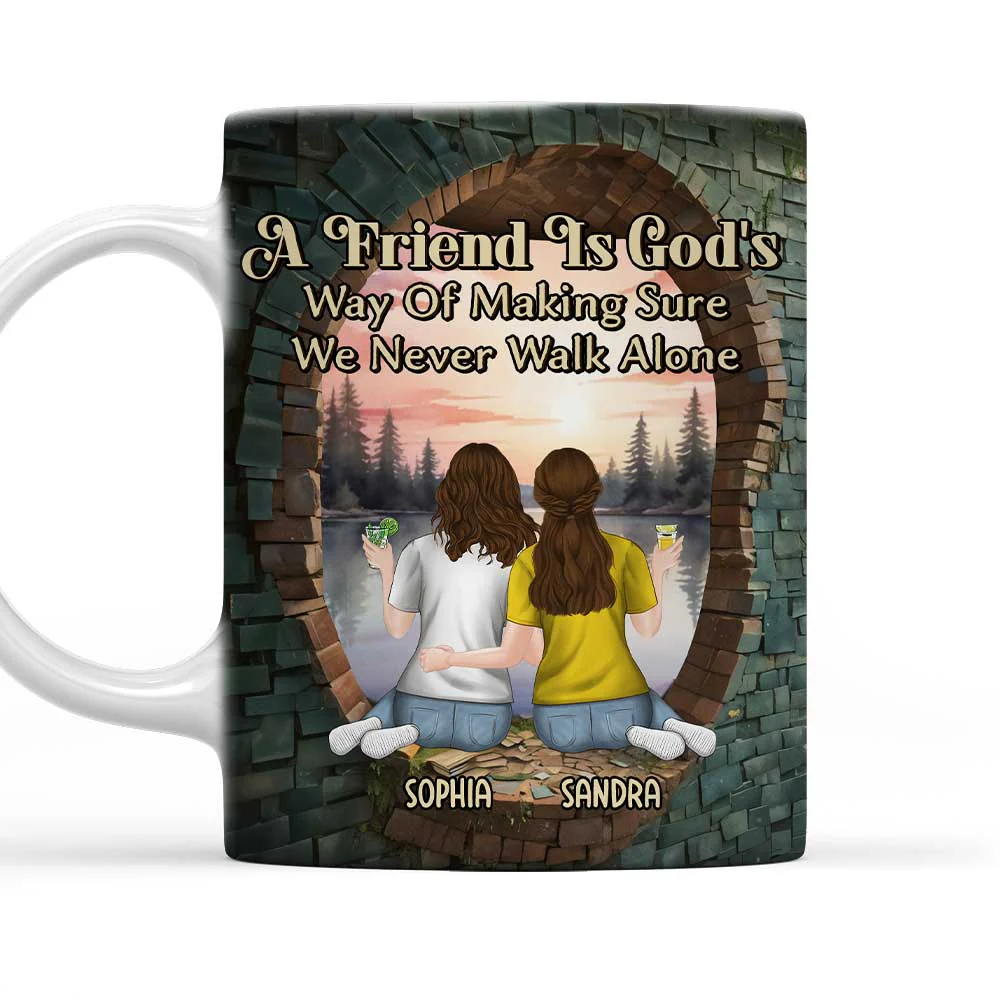 Friendship On Another Level - Personalized Custom Coffee Mug