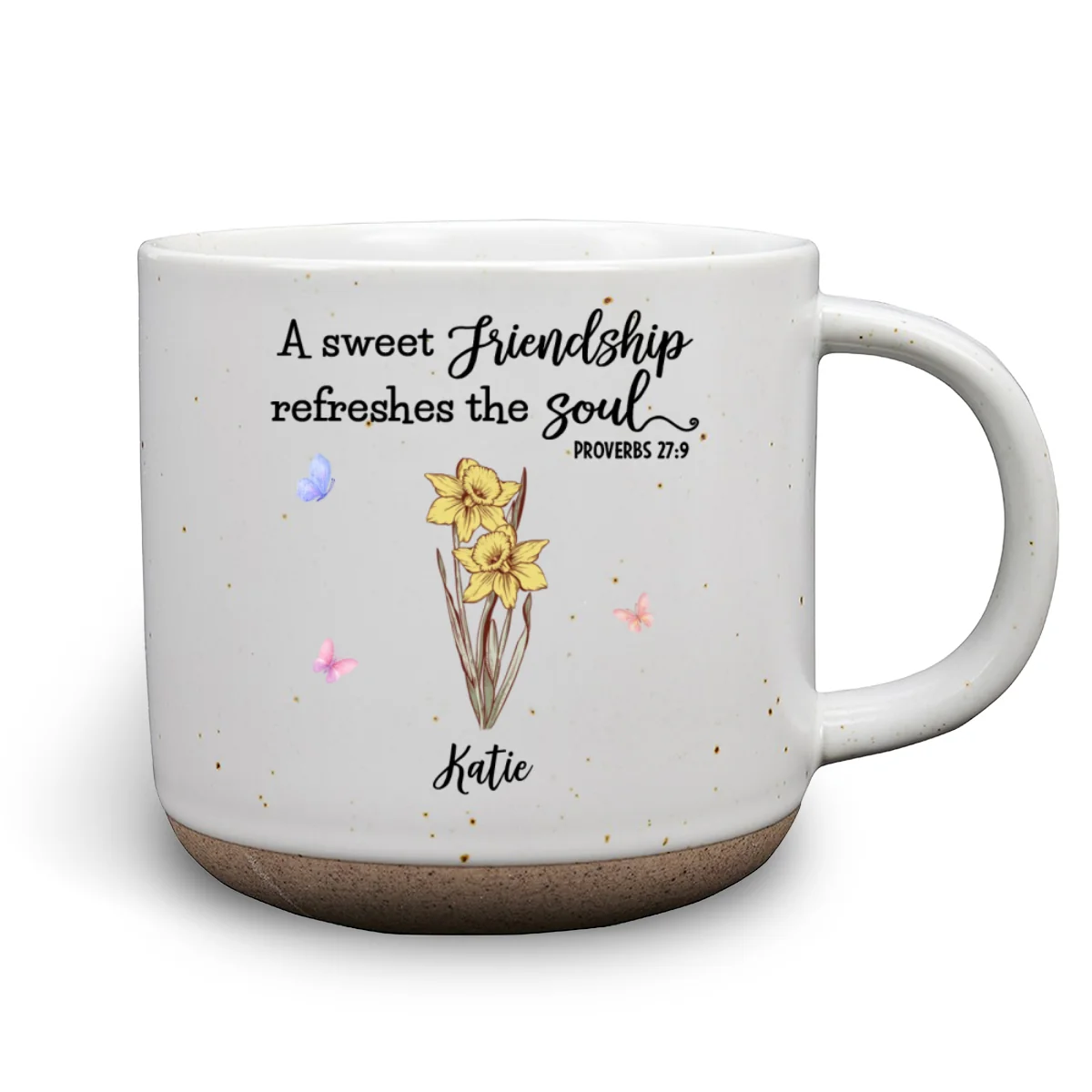 Friendship Refreshes The Soul - Personalized Custom Pottery Mug - Image 7