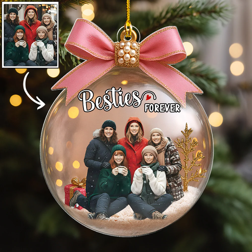 Friendship That Really Matter - Personalized Custom Acrylic Ornament