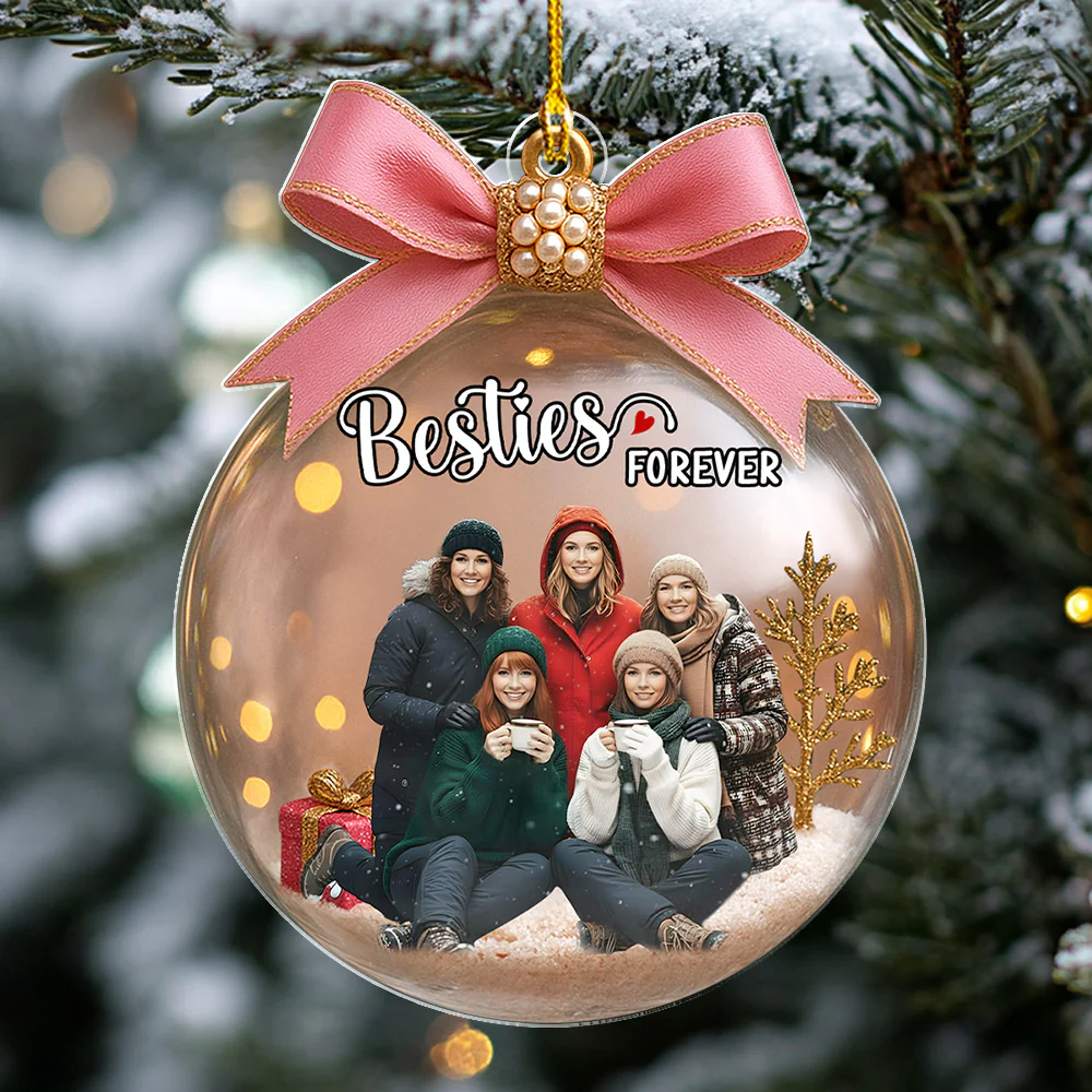 Friendship That Really Matter - Personalized Custom Acrylic Ornament - Image 5