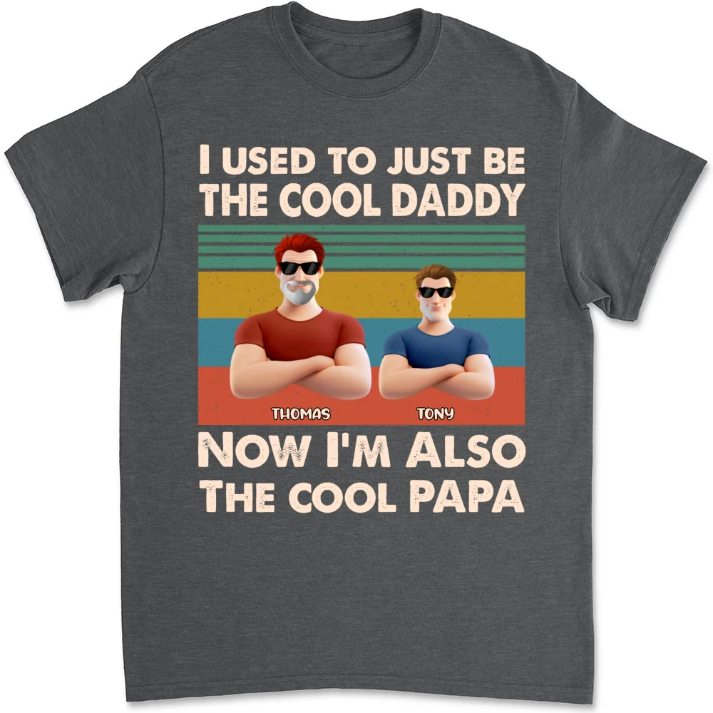 From Dad To Grandpa With Love - Personalized Custom Shirt - Image 12