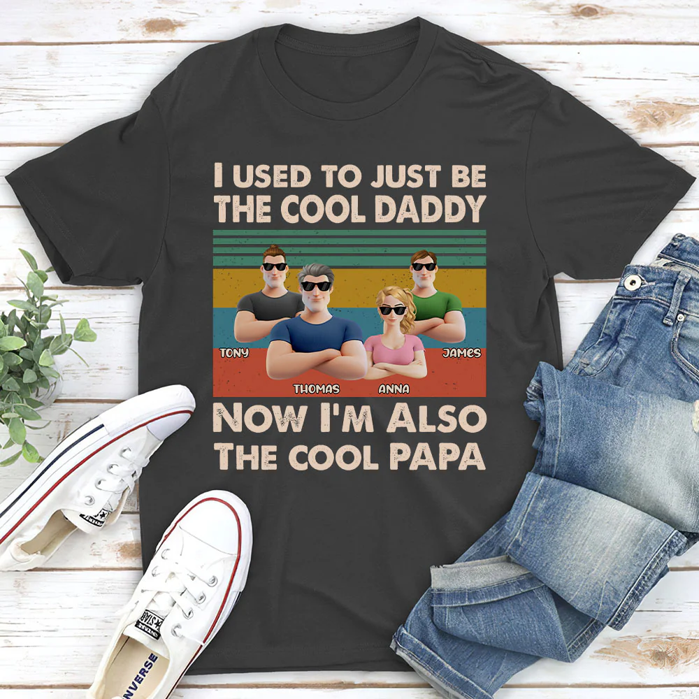 From Dad To Grandpa With Love - Personalized Custom Shirt - Image 4