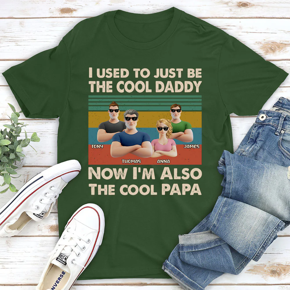 From Dad To Grandpa With Love - Personalized Custom Shirt - Image 5