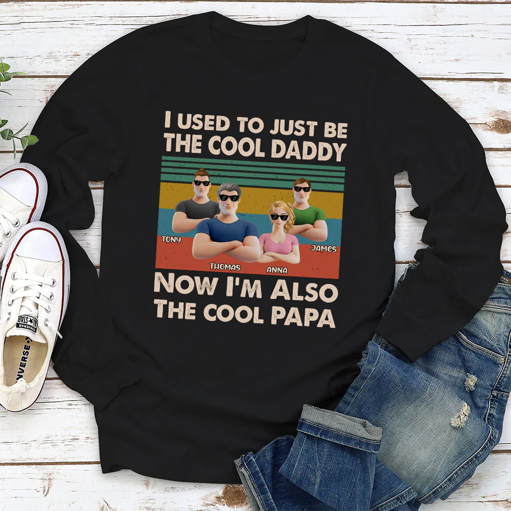 From Dad To Grandpa With Love - Personalized Custom Shirt - Image 7