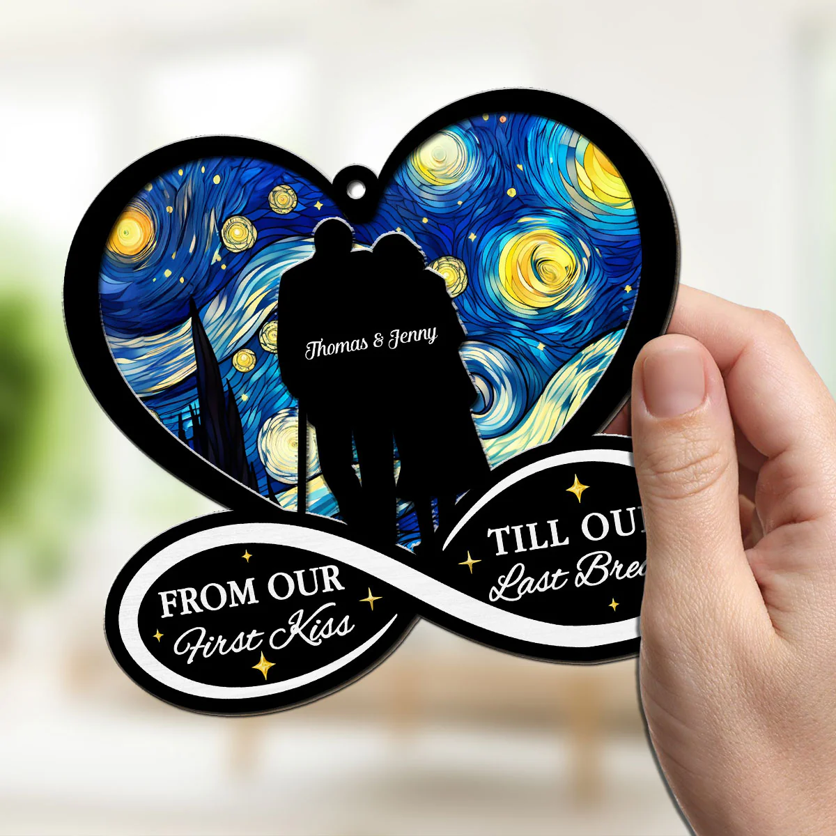 From First Till Last - Personalized Custom Suncatcher - Image 3