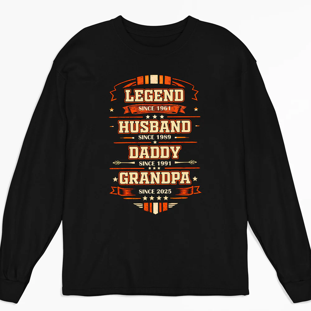 From Legend To Papa - Personalized Custom Shirt - Image 2