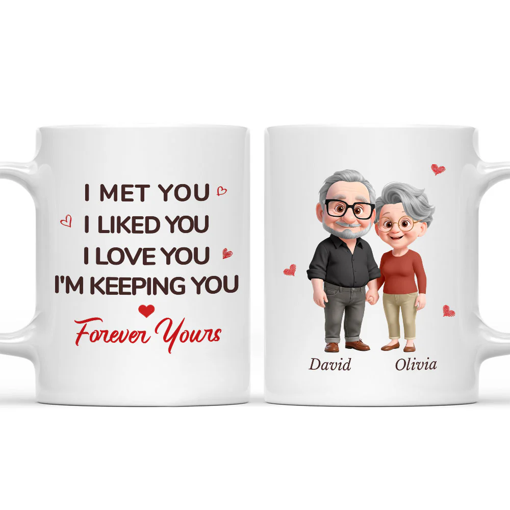 From Like To Love - Personalized Custom Coffee Mug