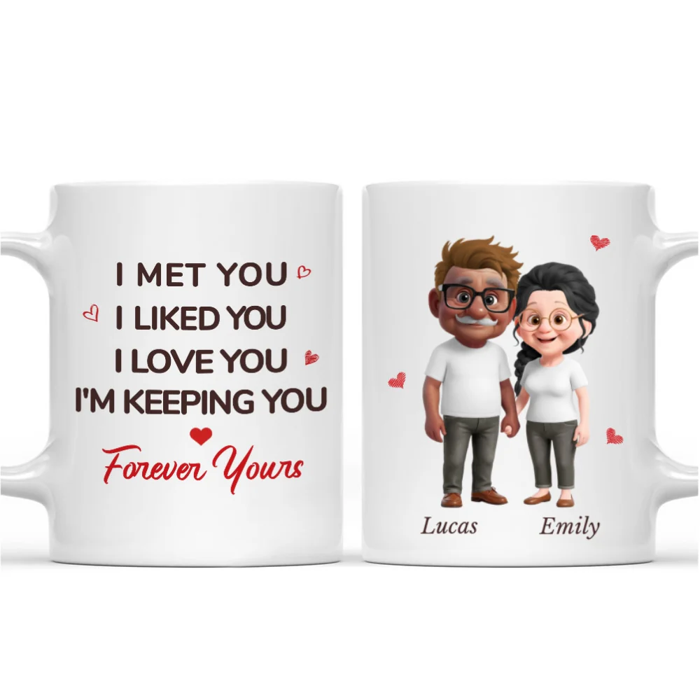 From Like To Love - Personalized Custom Coffee Mug - Image 6