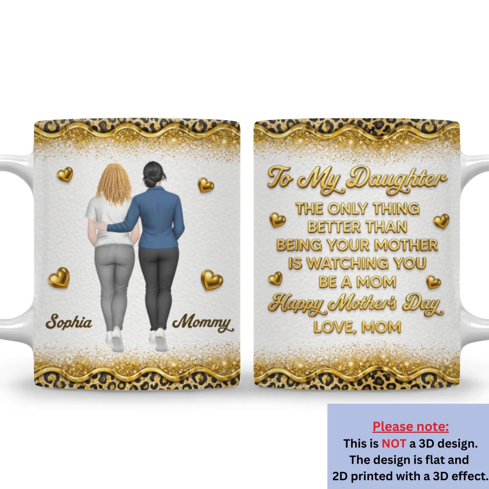 From My Heart To Yours - Personalized Custom 3D Effect Mug - Image 7