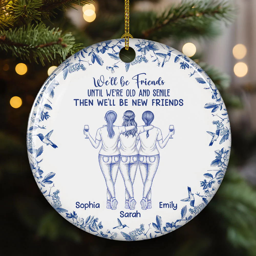From Now Until Always - Personalized Custom Ceramic Ornament