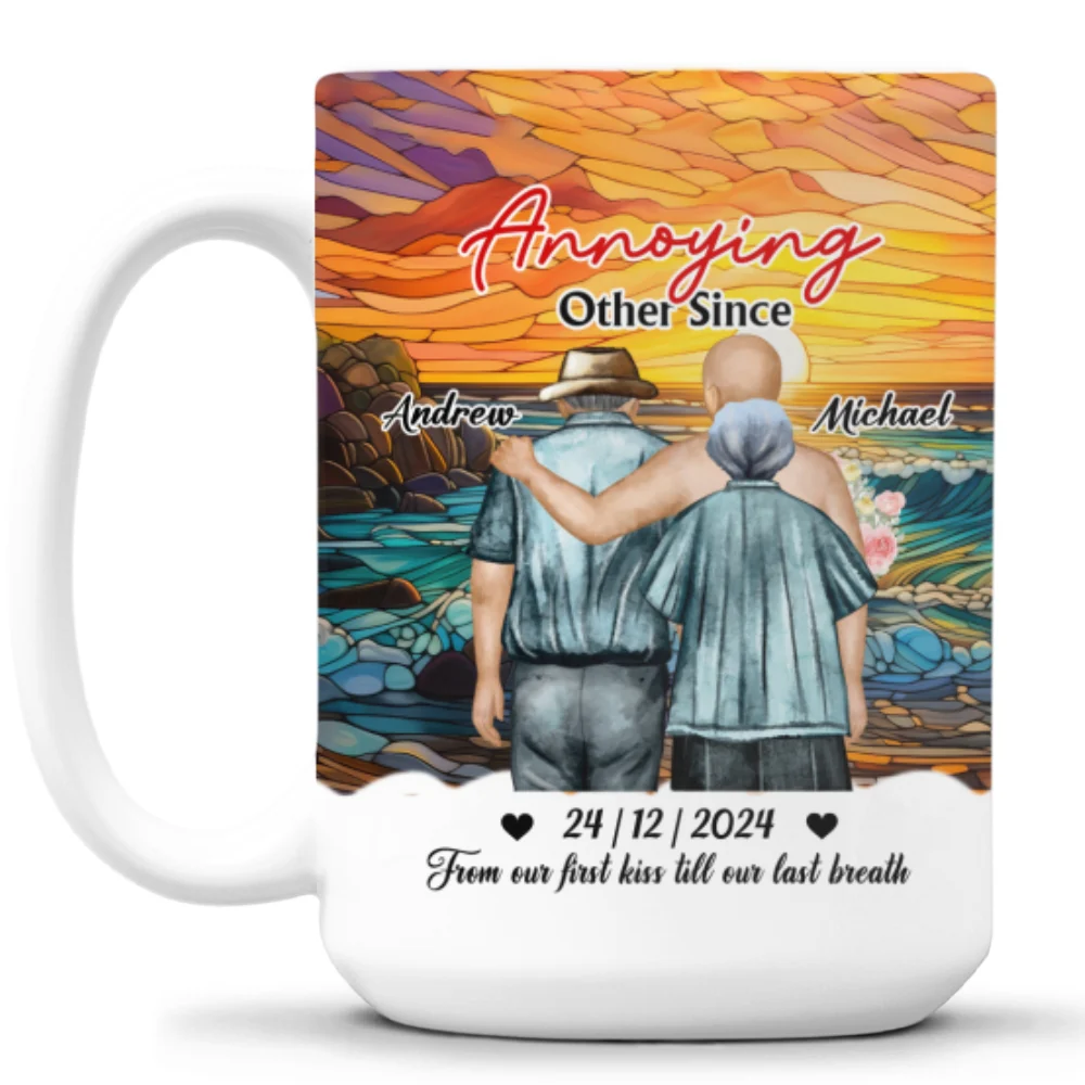 From Our First Kiss - Personalized Custom Coffee Mug - Image 7