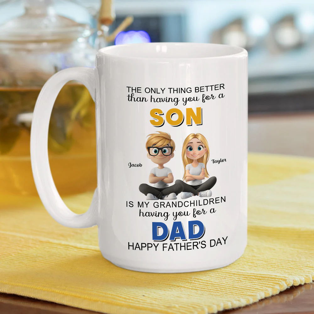 From Son To Mom Forever And Always - Personalized Custom Coffee Mug - Image 10