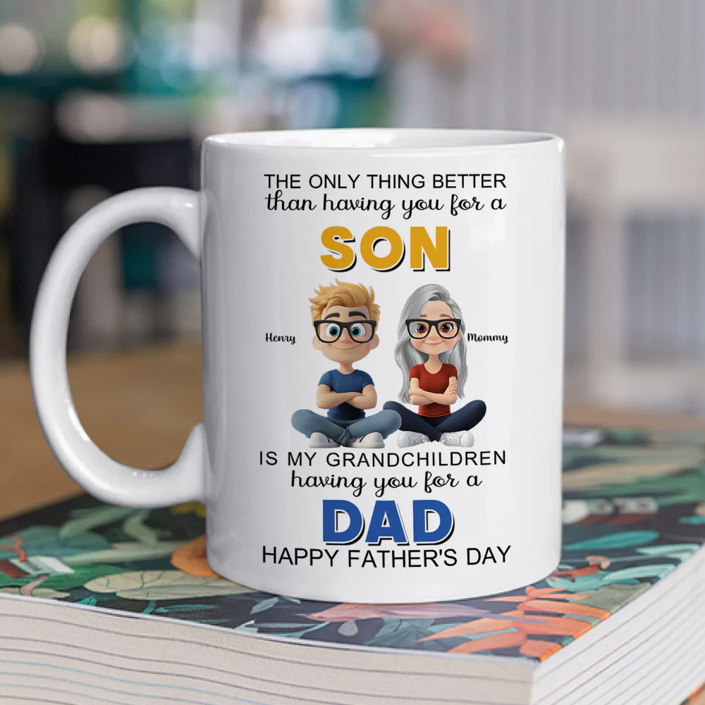 From Son To Mom Forever And Always - Personalized Custom Coffee Mug - Image 2