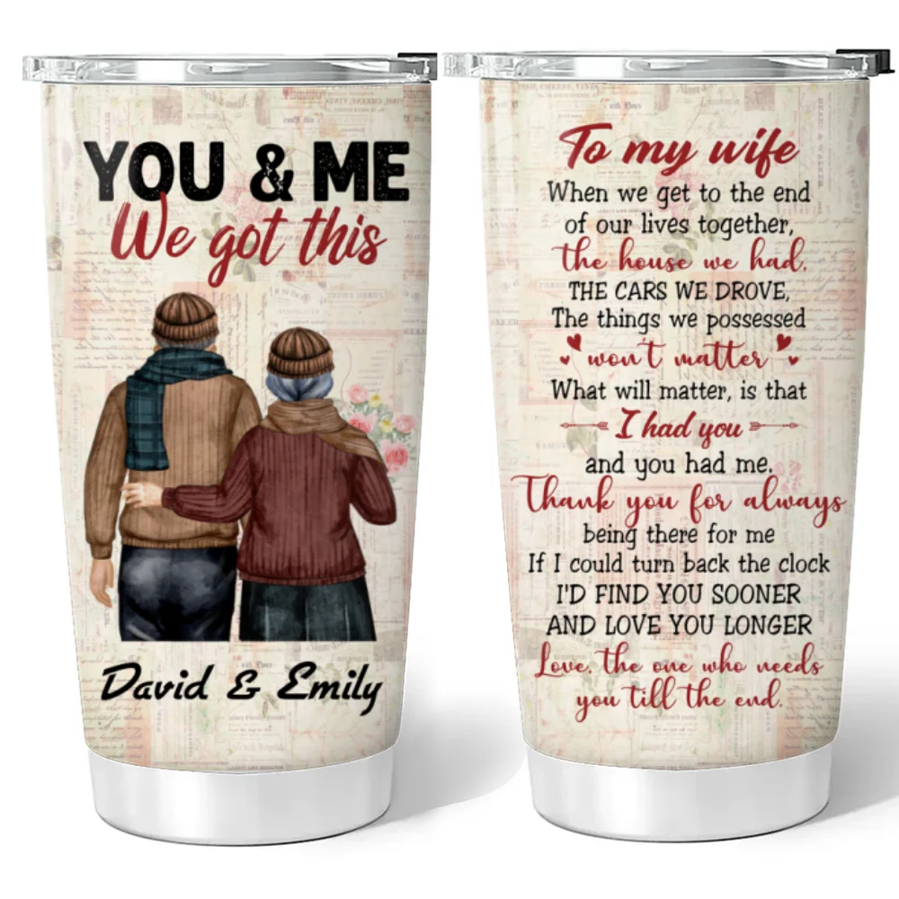 From The One Who Needs You - Personalized Custom Tumbler - Image 6
