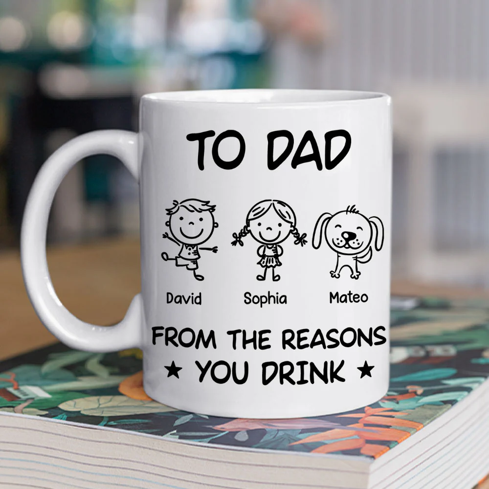 From The Reason You Drink - Personalized Custom Coffee Mug - Image 2