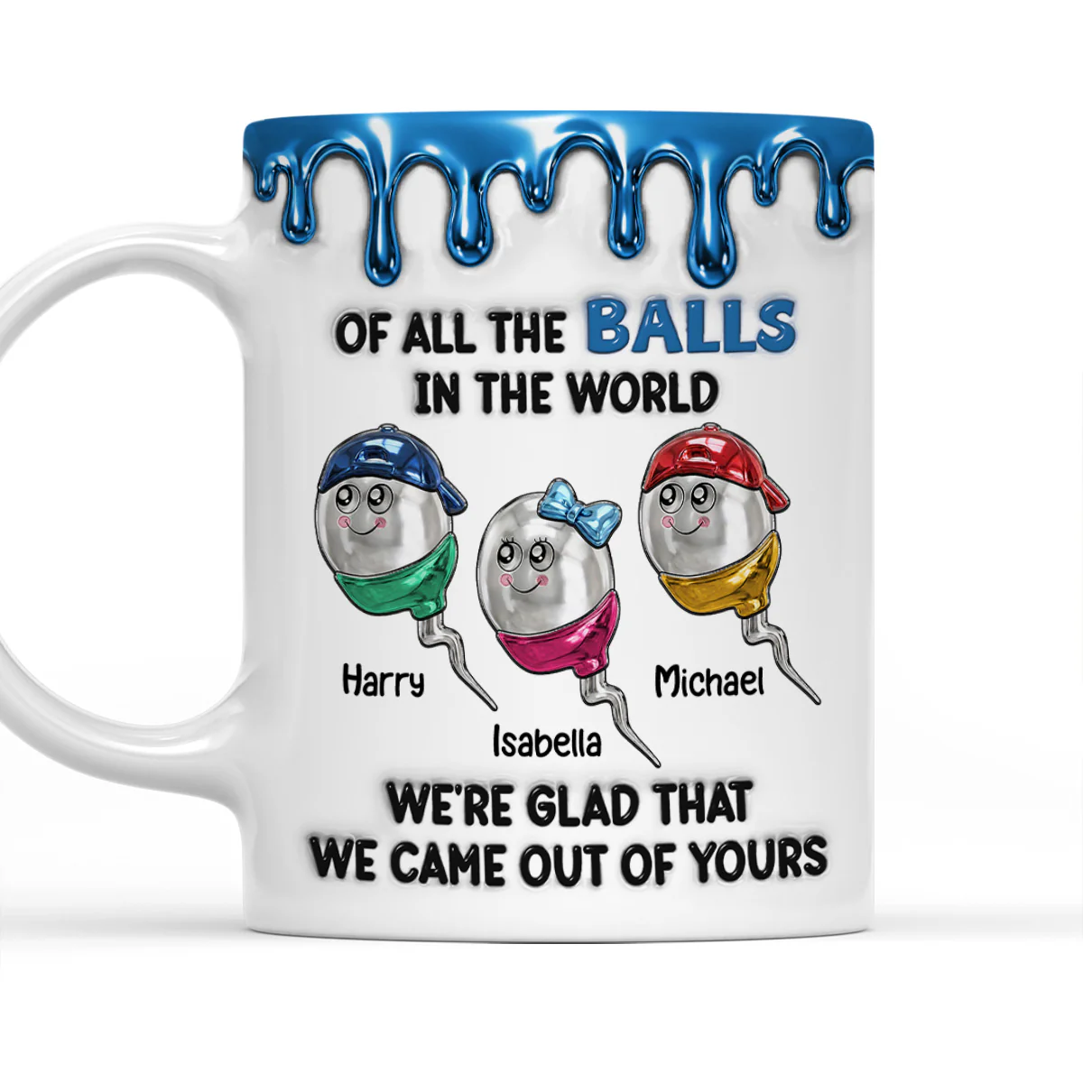 From Your Balls - Personalized Custom 3D Inflated Effect Mug