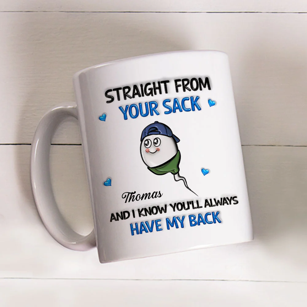 From Your Sack - Personalized Custom 3D Inflated Effect Mug - Image 2