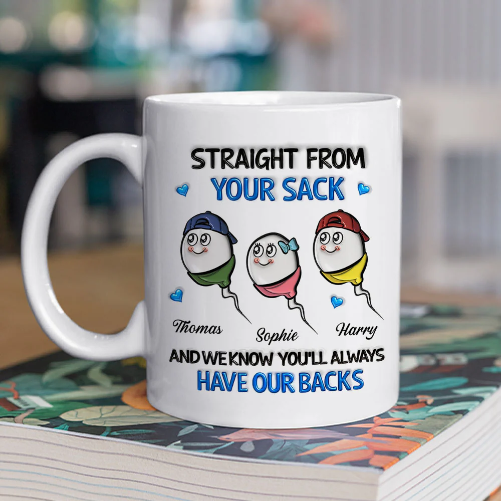 From Your Sack - Personalized Custom 3D Inflated Effect Mug - Image 3