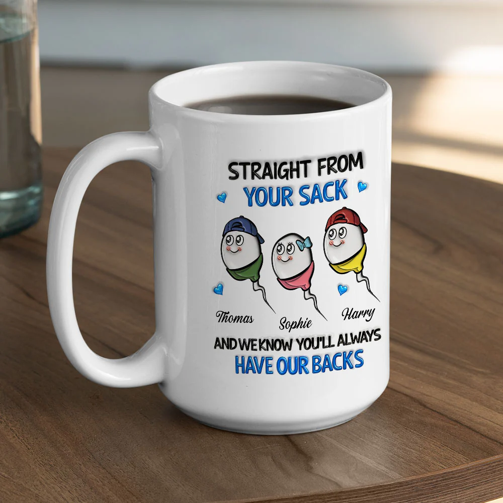 From Your Sack - Personalized Custom 3D Inflated Effect Mug - Image 4