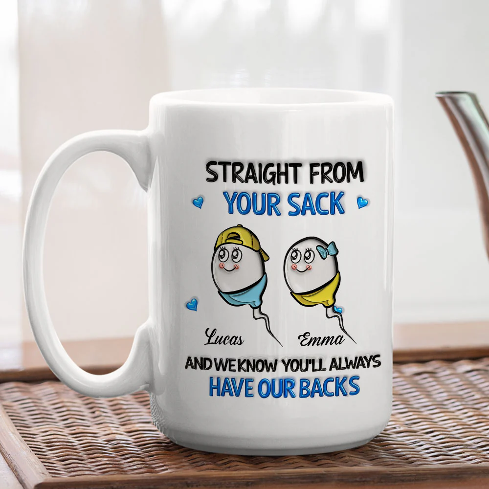 From Your Sack - Personalized Custom 3D Inflated Effect Mug - Image 5
