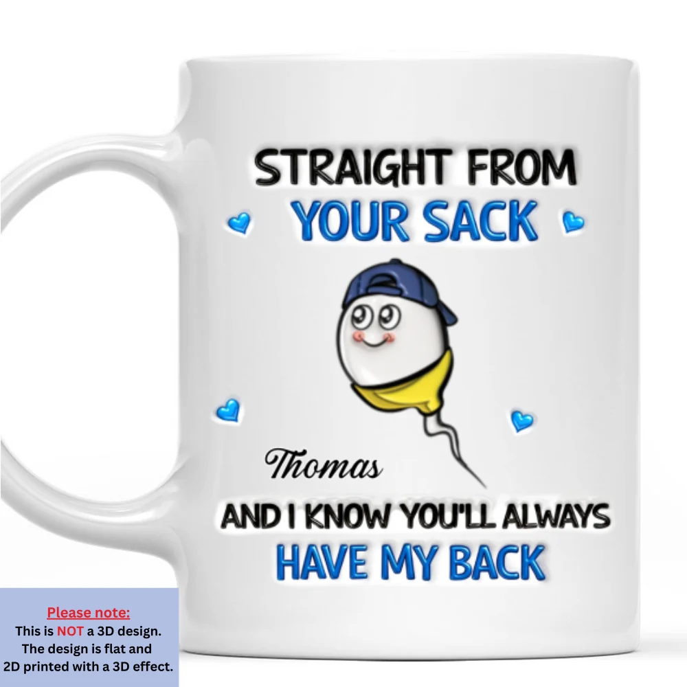 From Your Sack - Personalized Custom 3D Inflated Effect Mug - Image 7