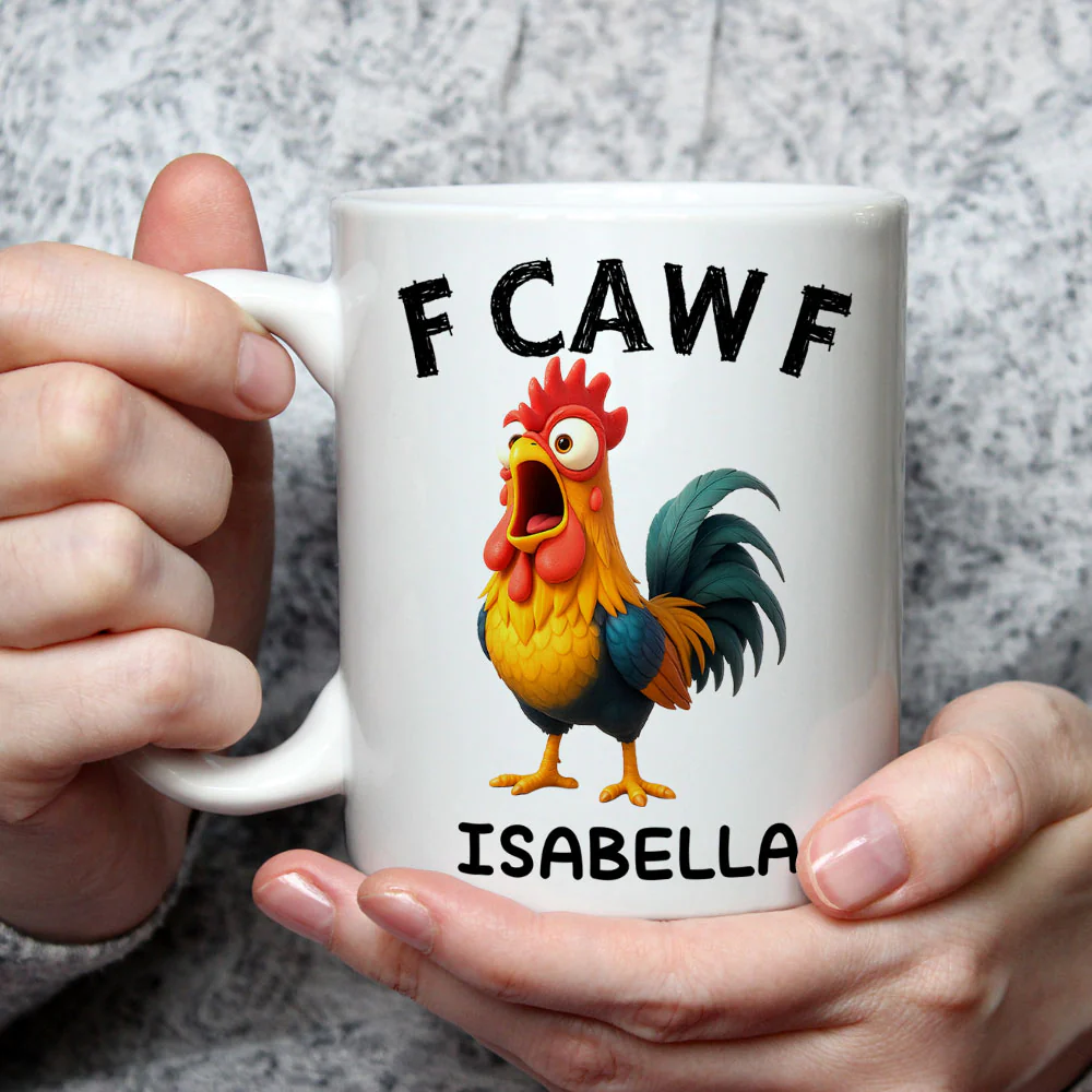 Fueled By Pure Cawfee Power - Personalized Custom Coffee Mug - Image 3