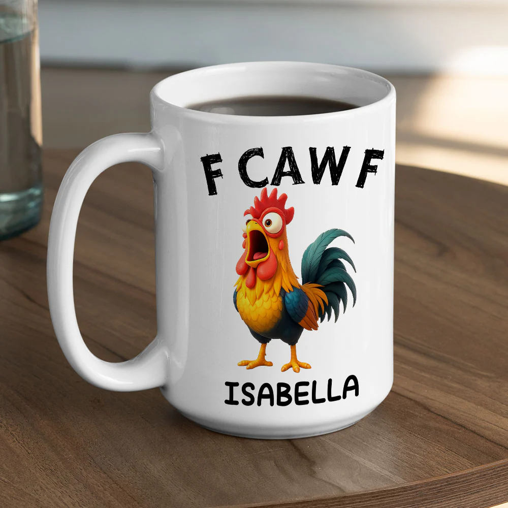 Fueled By Pure Cawfee Power - Personalized Custom Coffee Mug - Image 4