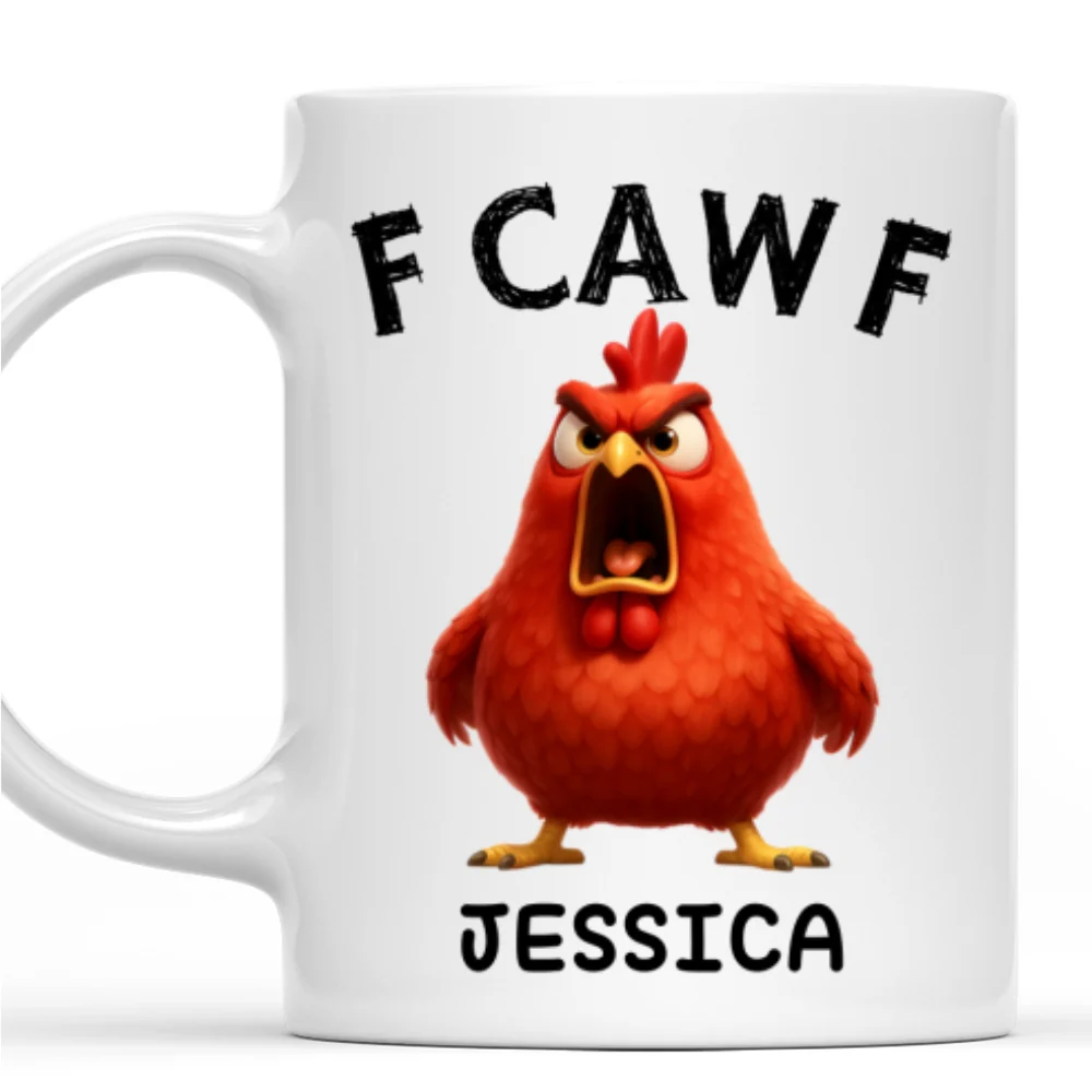 Fueled By Pure Cawfee Power - Personalized Custom Coffee Mug - Image 7