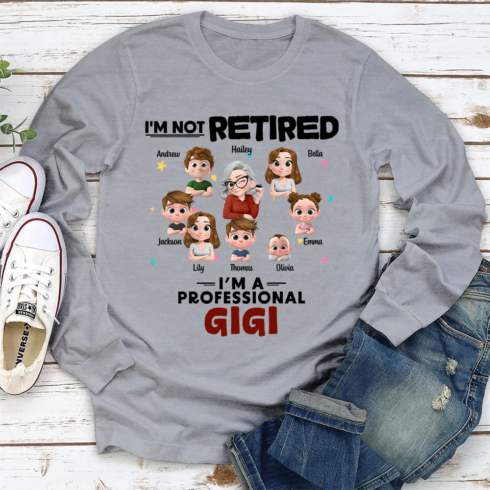 Full-time Grandmother - Personalized Custom Shirt - Image 3