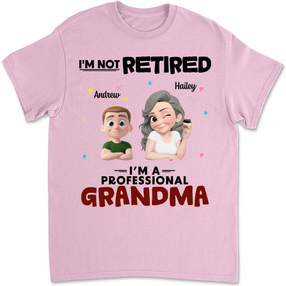 Full-time Grandmother - Personalized Custom Shirt - Image 9