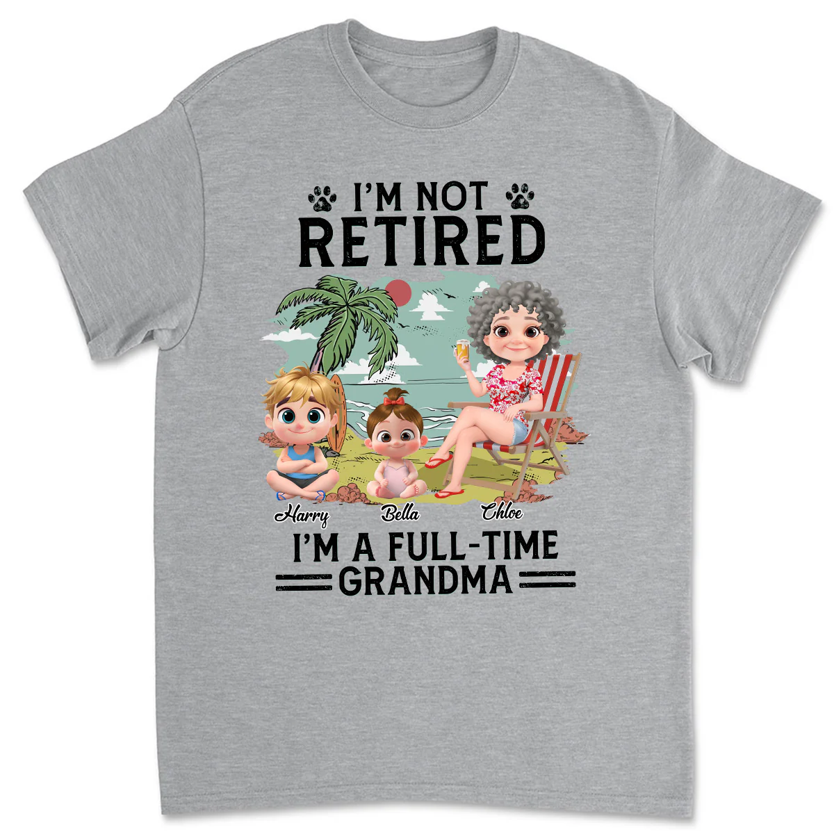 Full-Time Job Cartoon - Personalized Custom Shirt