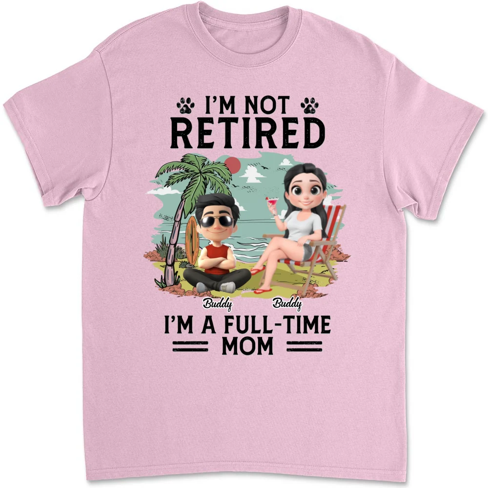 Full-Time Job Cartoon - Personalized Custom Shirt - Image 10