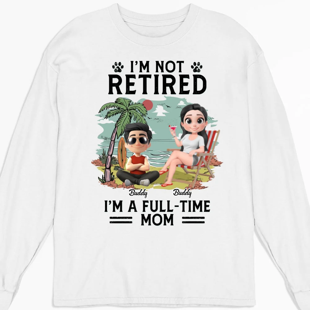 Full-Time Job Cartoon - Personalized Custom Shirt - Image 11