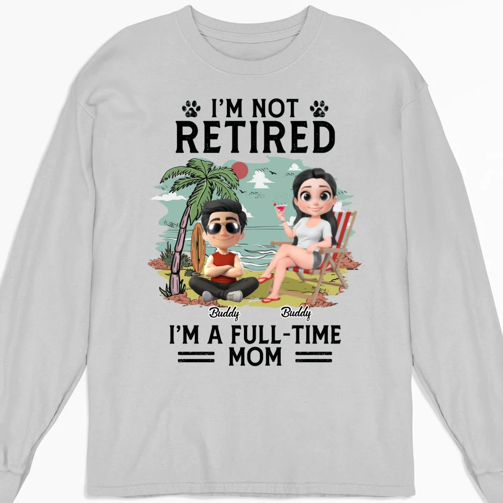 Full-Time Job Cartoon - Personalized Custom Shirt - Image 12