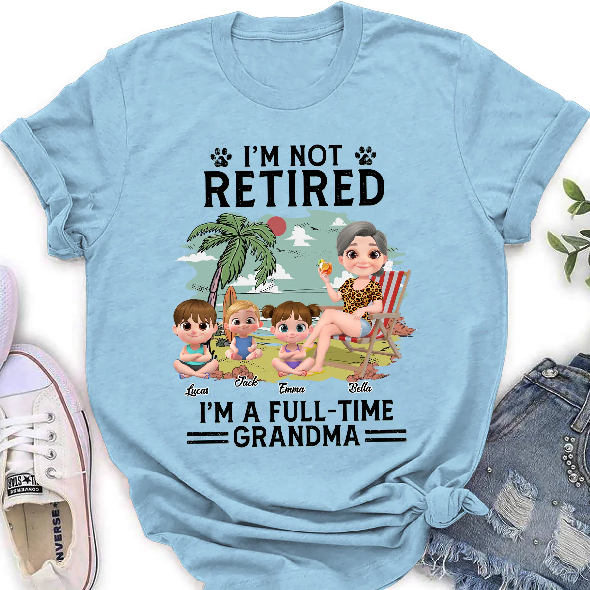 Full-Time Job Cartoon - Personalized Custom Shirt - Image 6