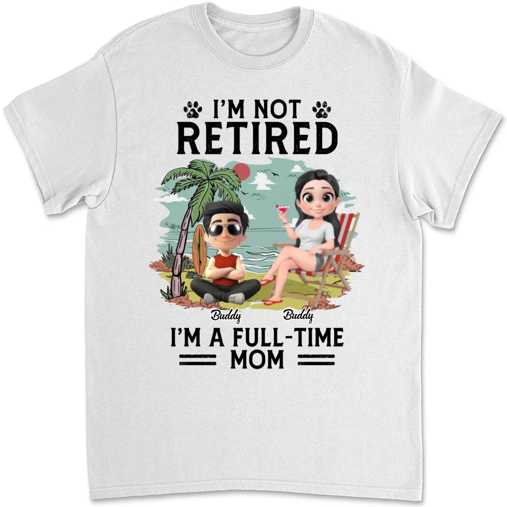 Full-Time Job Cartoon - Personalized Custom Shirt - Image 7