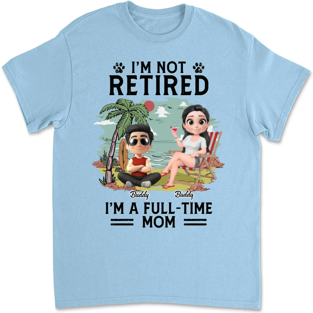 Full-Time Job Cartoon - Personalized Custom Shirt - Image 9