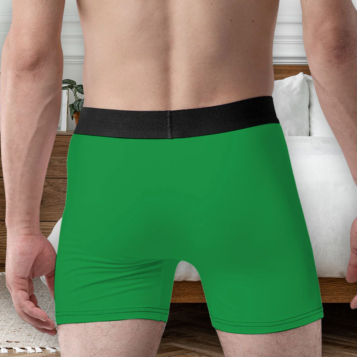 Funny Face - Personalized Photo Men's Boxer Briefs - Image 4