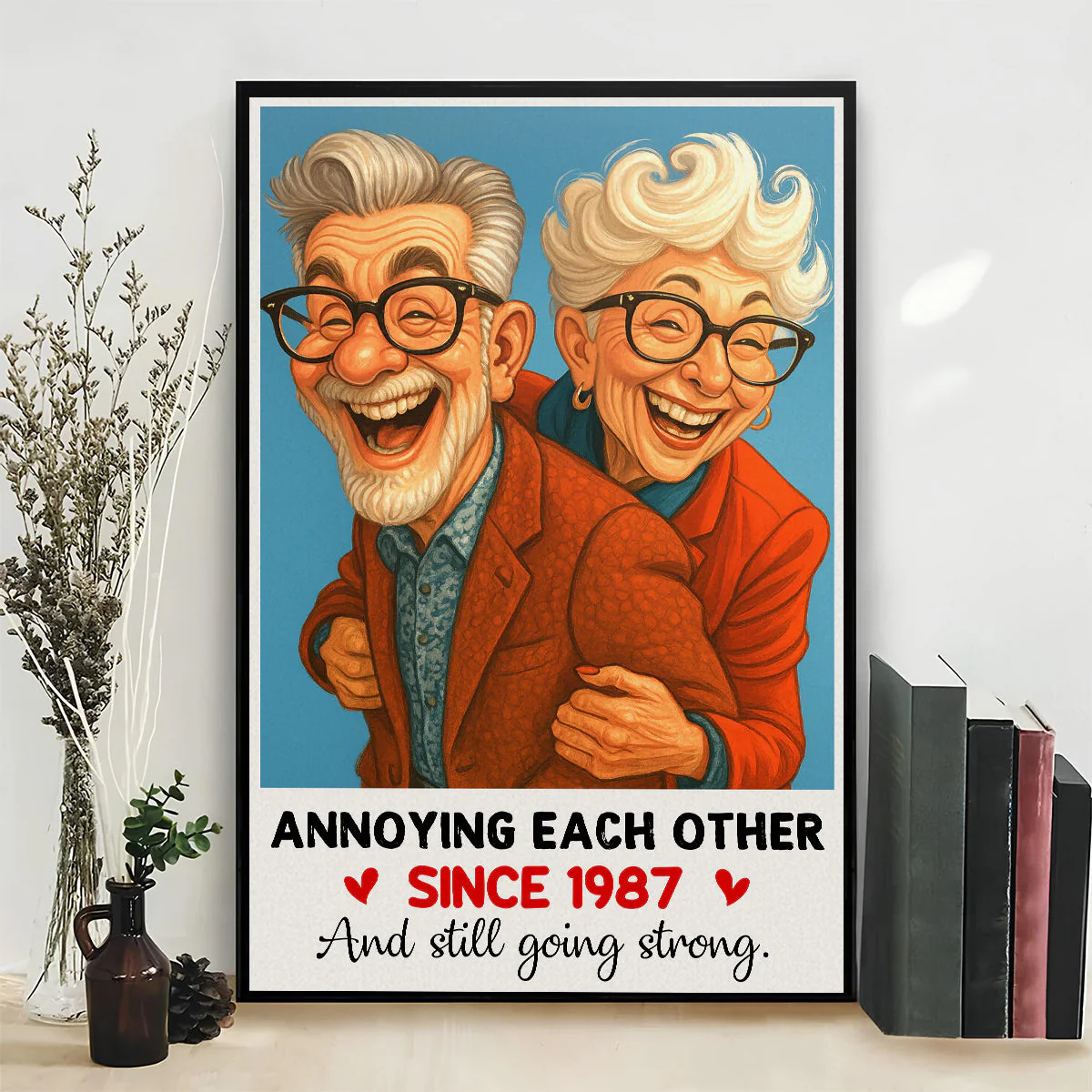 Funny Forever Love - Personalized Custom Poster - Image 3