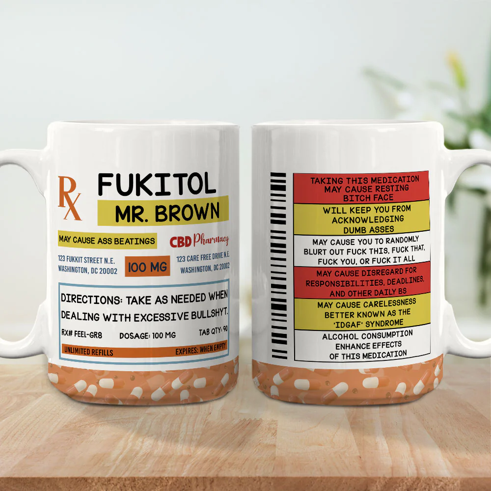 Funny Gift For Friends Coworkers - Personalized Custom Coffee Mug - Image 3