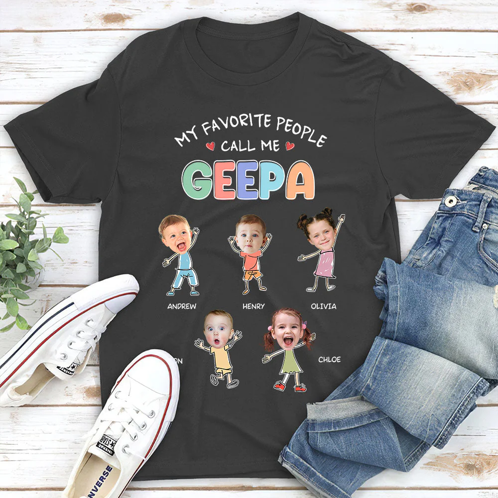 Funny Grandpa - Personalized Custom Shirt - Image 3